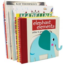 Ensemble de 2 Serres livres Elvis l'Eléphant 