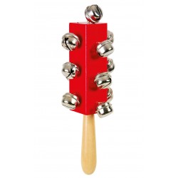 Support rouge à grelots 