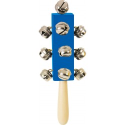 Support bleu à grelots 