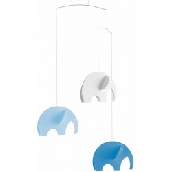 Mobile Olephants bleus 