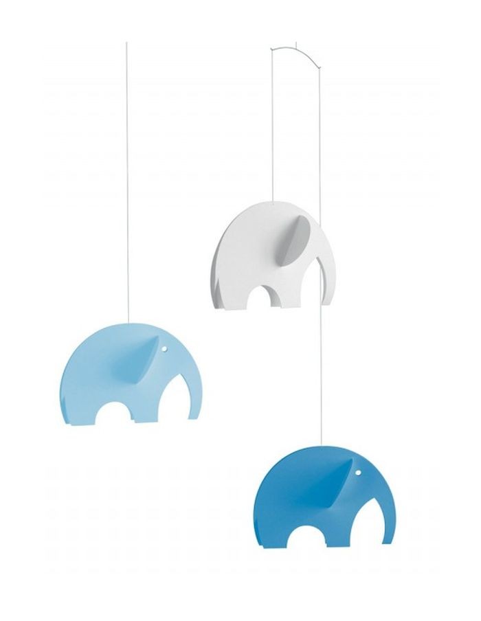 Mobile Olephants bleus