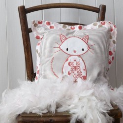 Coussin Cat 'chat' 