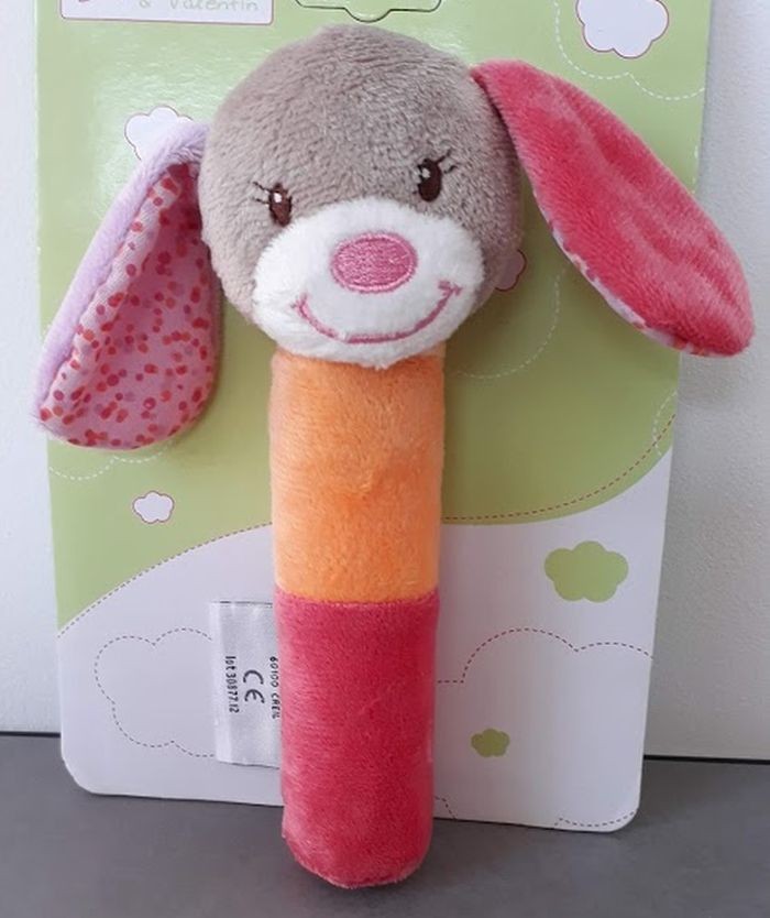 Hochet sensoriel "Le lapin"