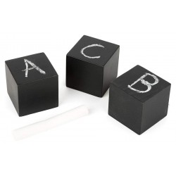 Cubes "Ardoise" 