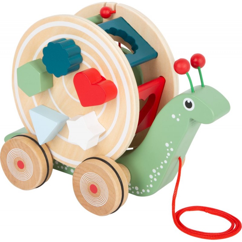 Escargot à tirer et à encastrer en bois Escargot à tirer et à encastrer en bois