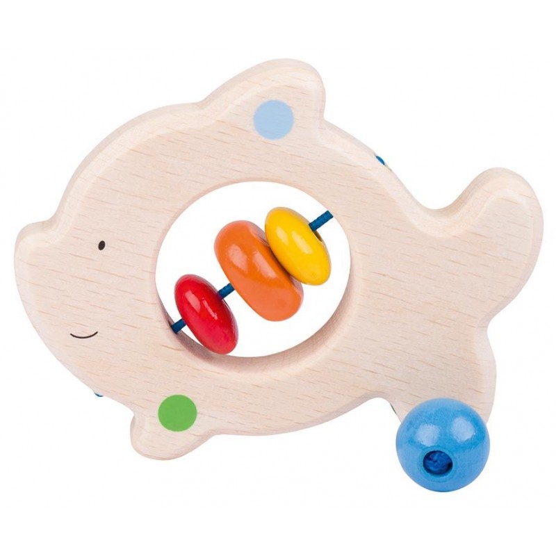 Hochet en bois poisson Hochet en bois poisson