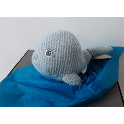Peluche crochet Baleine 
