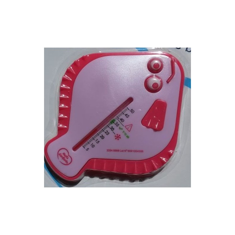 Thermomètre de bain rose Thermomètre de bain rose