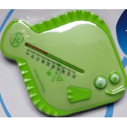 Thermomètre de bain vert