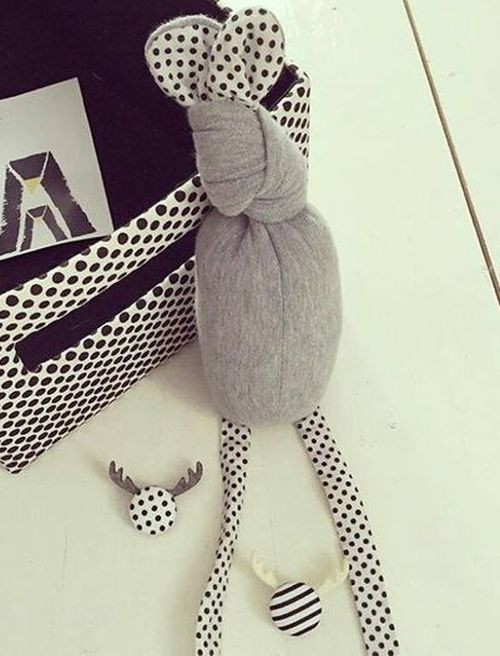 Doudou Bunny Gris