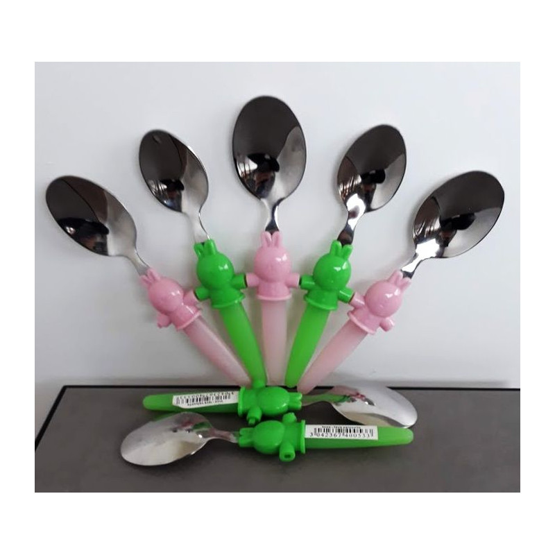 Petite cuillère en inox vert Petite cuillère en inox vert