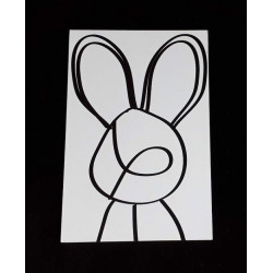 Carte type postale "Lapin" 