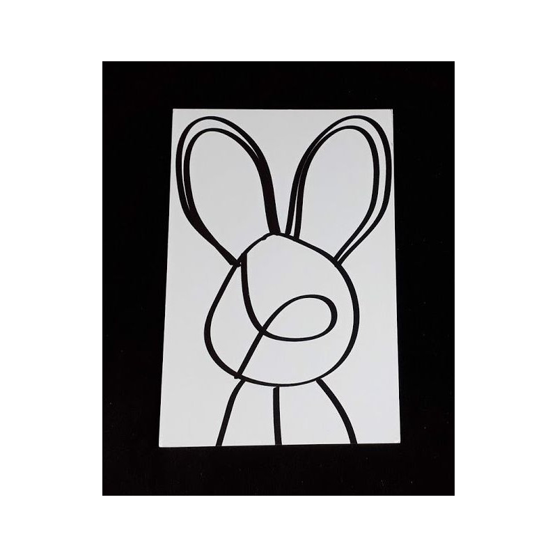 Carte type postale &quot;Lapin&quot;