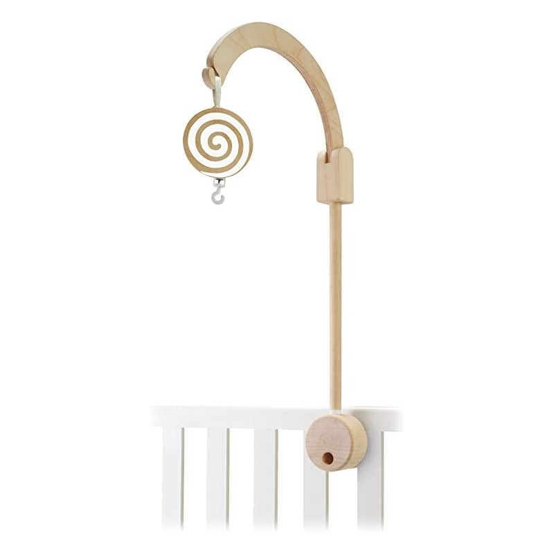 Support de mobile en bois avec boitier musical Support de mobile en bois avec boitier musical