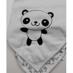 2 Bavoirs Bandana "Panda" 