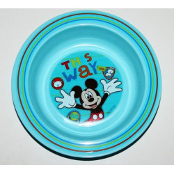 Assiette bleue 'Disney' 