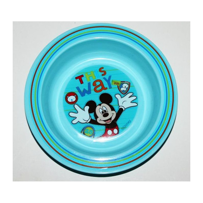 Assiette bleue &#039;Disney&#039;