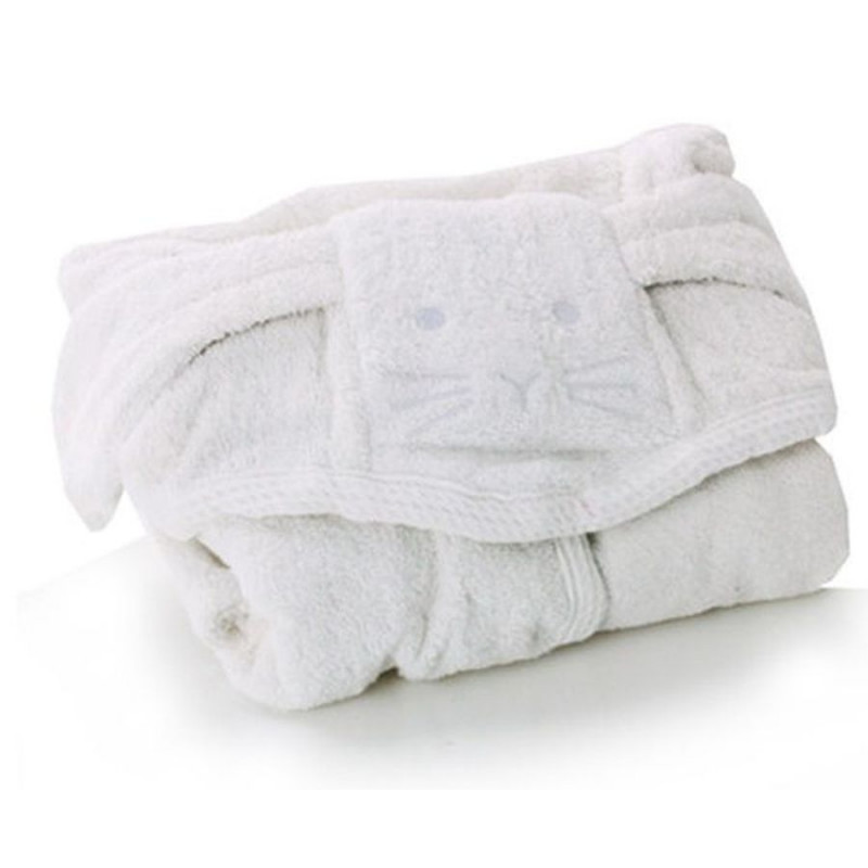 Serviette-Cape de bain évolutive "Chien" Blanc Serviette-Cape de bain évolutive "Chien" Blanc