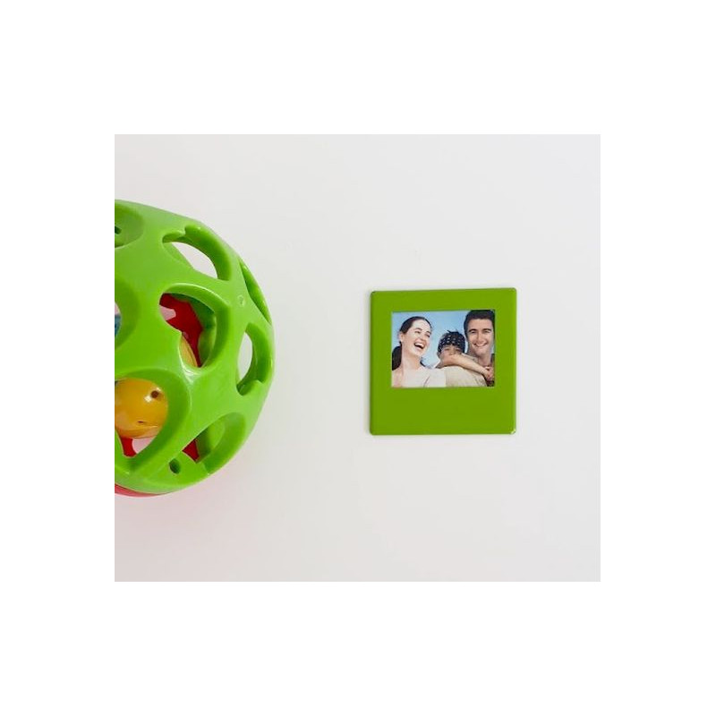 Mini cadre photo magnétique vert