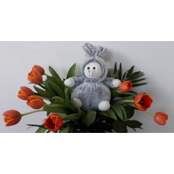 Peluche Boule 'Lapin- Souris' 