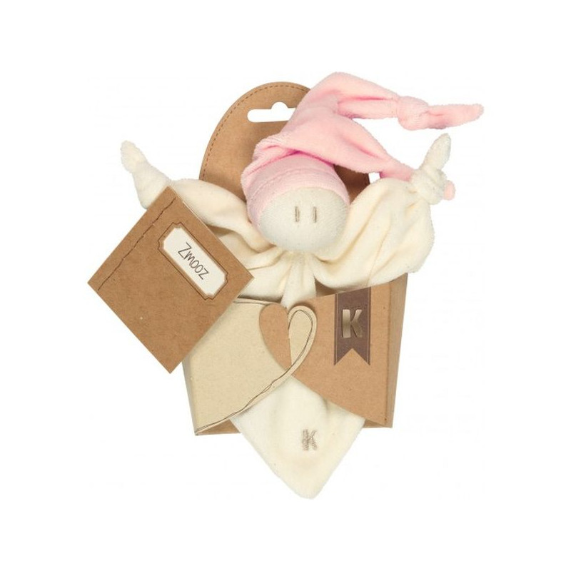 Doudou bio Zmooz rose dès la naissance Doudou bio Zmooz rose dès la naissance