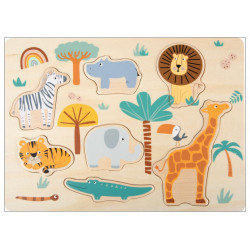 Puzzle en bois Safari