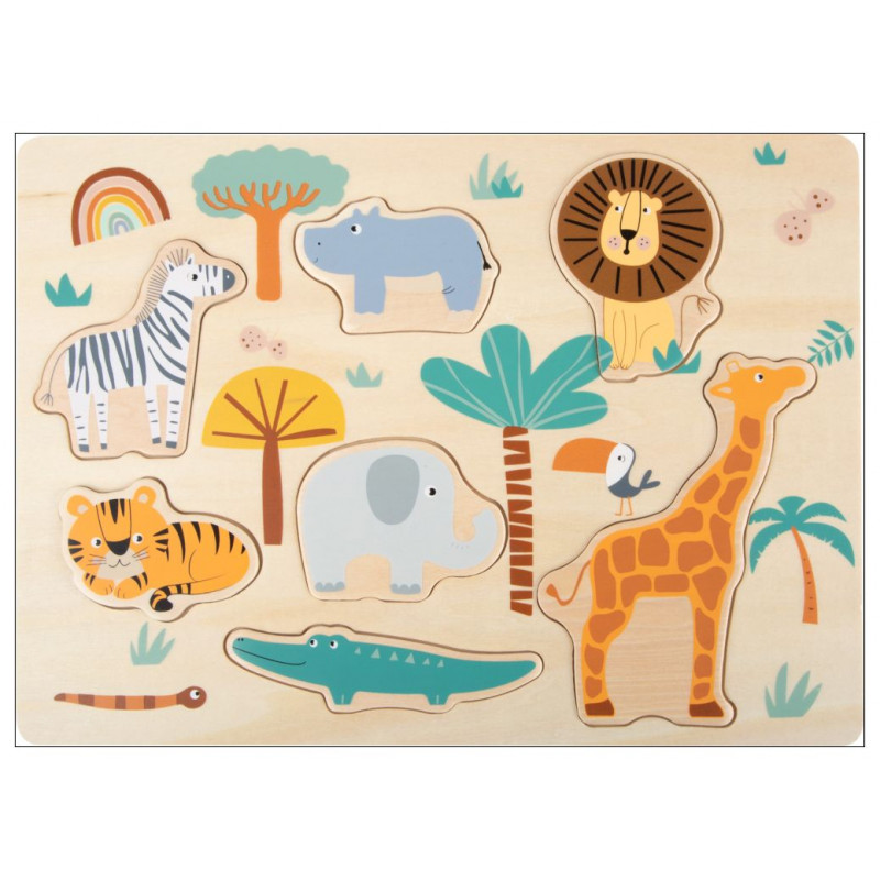 Puzzle en bois Safari