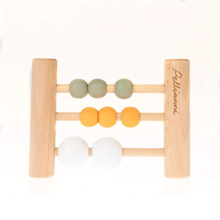 Boulier En Bois Jaune