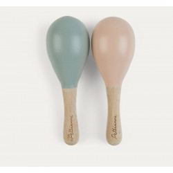 Maracas En Bois Pour Bebe