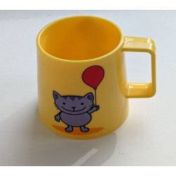 Tasse avec paille 'Tiny Cat' 12 mois + 