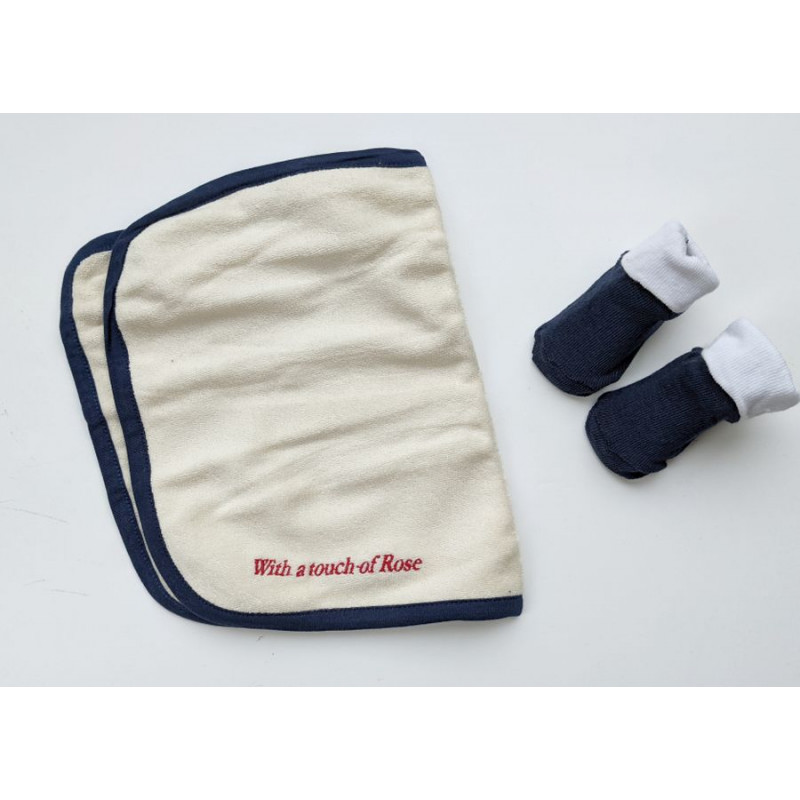 Bavoir protège épaule Coton Blanc Bavoir protège épaule Coton Blanc