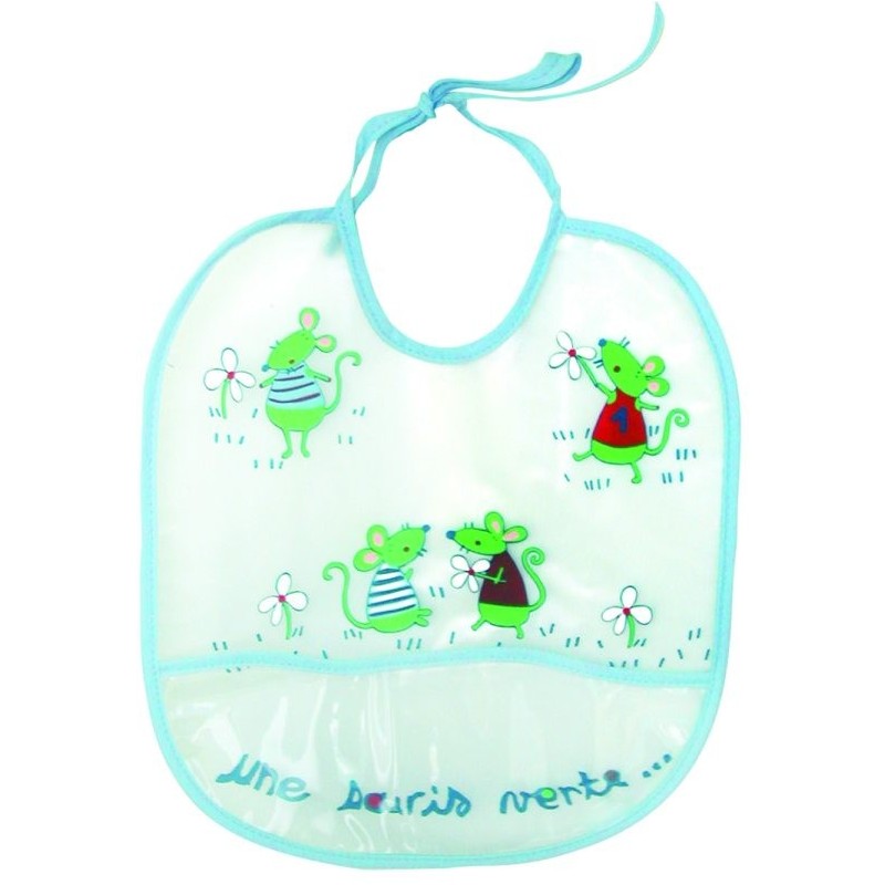 Bavoir PVC 'Une souris verte...' Plastorex Bavoir PVC 'Une souris verte...' Plastorex