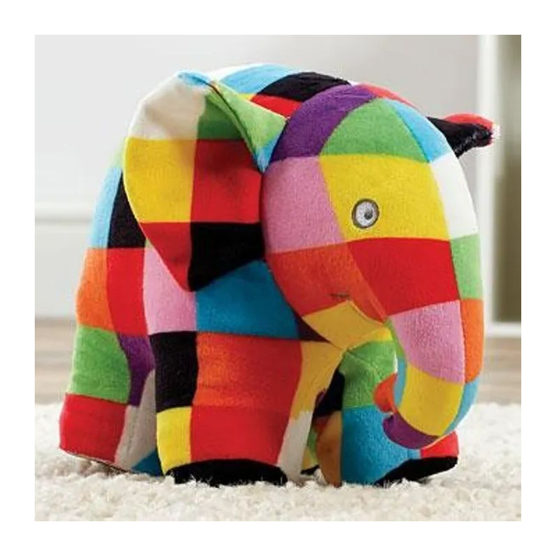 Elmer Peluche Multicolore