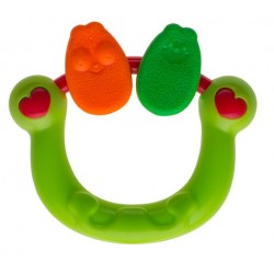 Hochet anneau vert