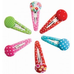 Barrettes pour cheveux- set de 6 