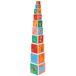 Pyramide 10 cubes  "Le Cirque" 
