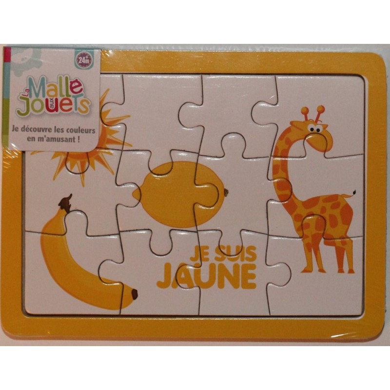 Puzzle en bois &#039;le jaune&#039;