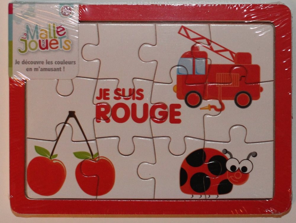 Puzzle en bois 'le rouge'