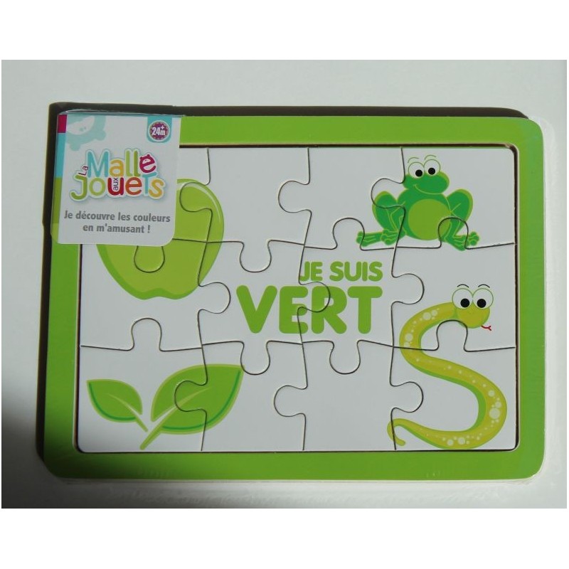 Puzzle en bois &#039;le vert&#039;