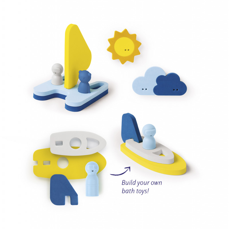 Puzzle de bain Quutopia- Voiliers Puzzle de bain Quutopia- Voiliers
