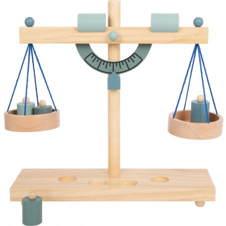 Balance en bois "Little Market"