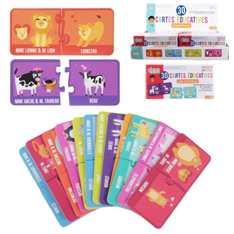 Jeu de 30 cartes éducatives...