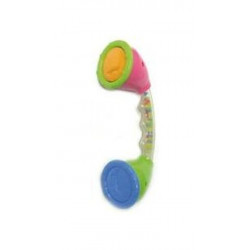 Hochet téléphone bébé 3 mois (rose, vert, bleu) 