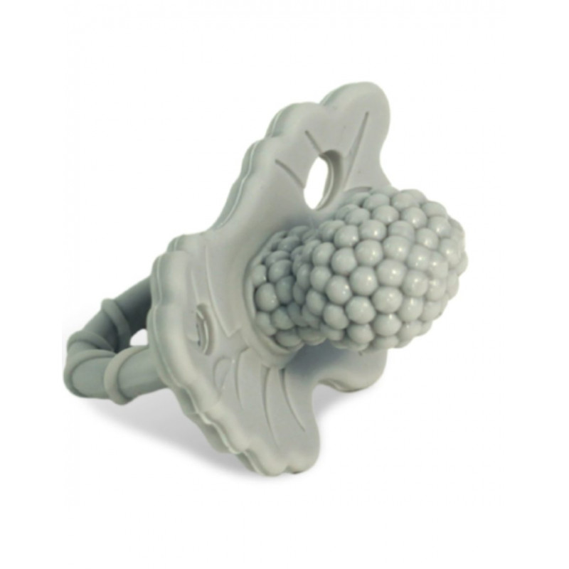 Sucette &quot;Framboise&quot; en gris