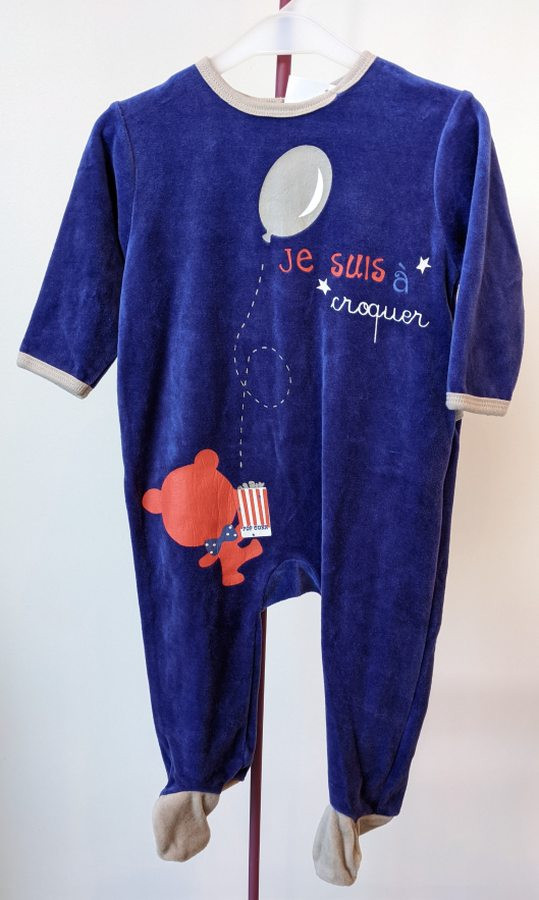 Pyjama Dors-bien bleu 12...