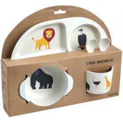 Coffret repas 5 pièces Safari 