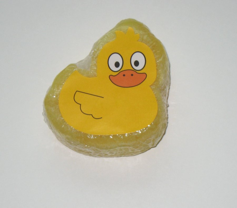 Eponge de bain forme 'canard'