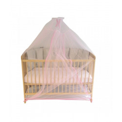 Moustiquaire de lit  Voile rose 