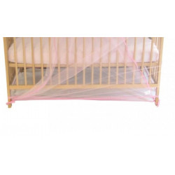 Moustiquaire de lit  Voile rose 