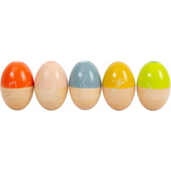 Oeufs musicaux par 5 